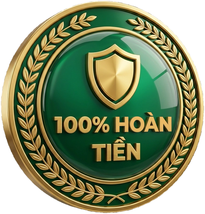 100% hoàn tiền
